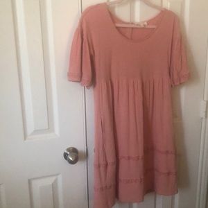 Hailey & Co Pink babydoll dress - S